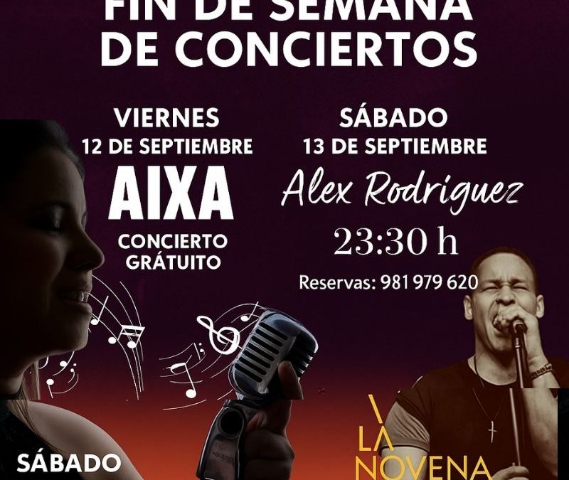 Fin de semana de conciertos en La Novena Fun Dining
