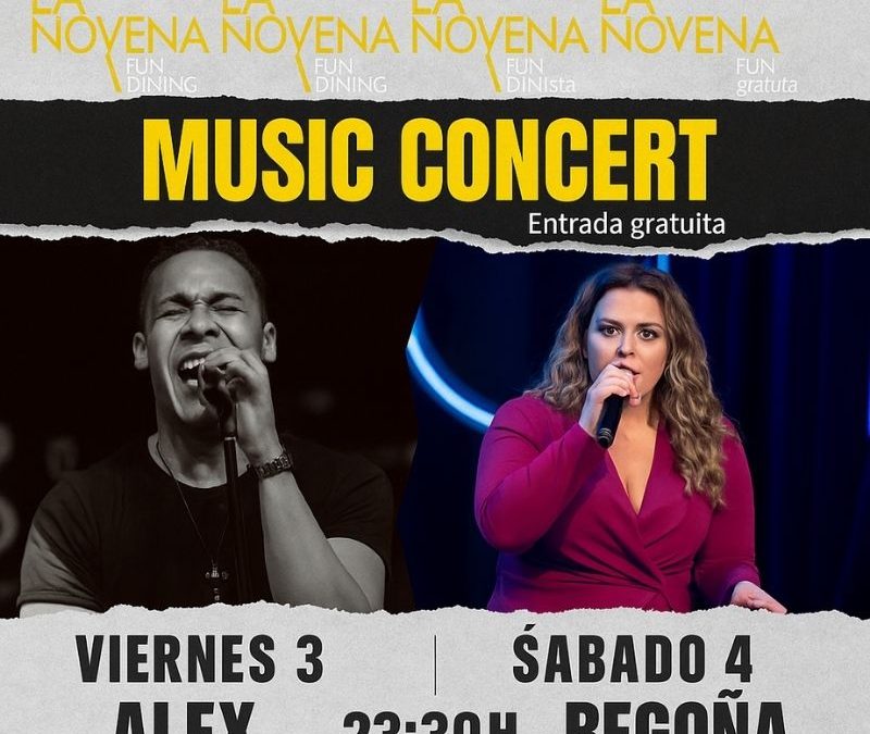 Conciertos en La Novena: Alex Rodríguez y Begoña García