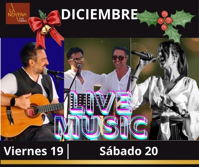 Música en directo y ambiente navideño en La Novena: Salva, Lux y Nunzia este fin de semana