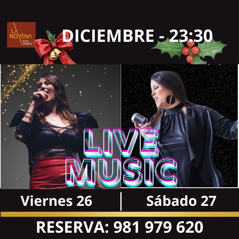 Actuación musical en vivo en La Novena para despedir el año en La Coruña