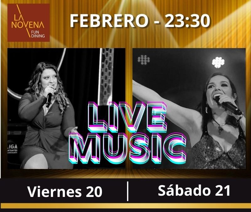 Fin de semana de música en directo en La Novena: Begoña y Cristina en concierto
