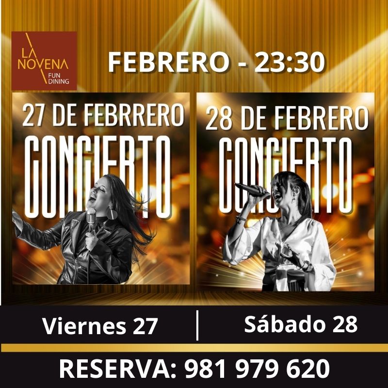 Conciertos en La Novena: Aixa y Nunzia en directo (27 y 28 febrero)