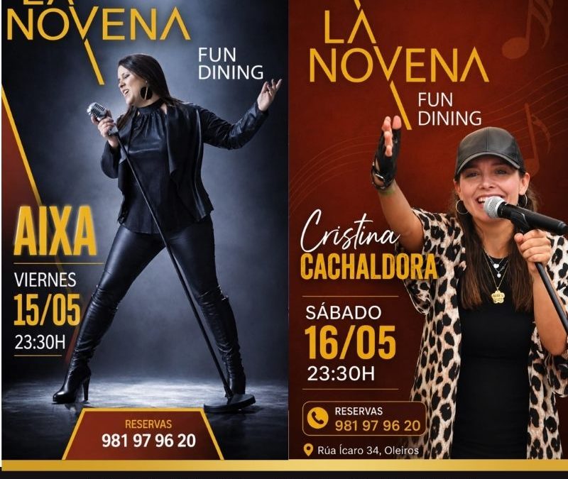 Música en directo y noches con ritmo en La Novena Fun Dining este fin de semana
