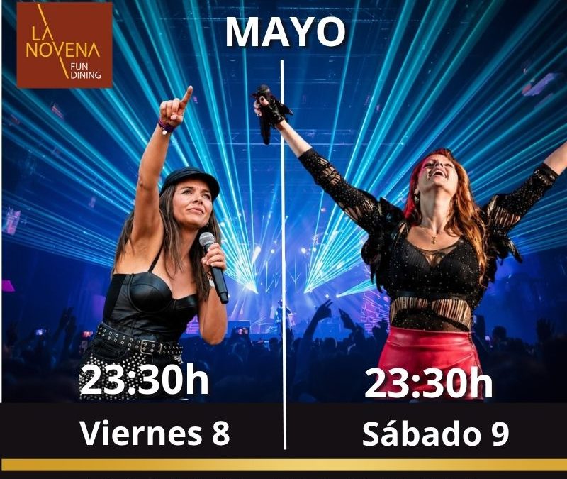 Música en directo en La Novena: Cristina y Nunzia protagonizan un fin de semana lleno de ritmo y buen ambiente
