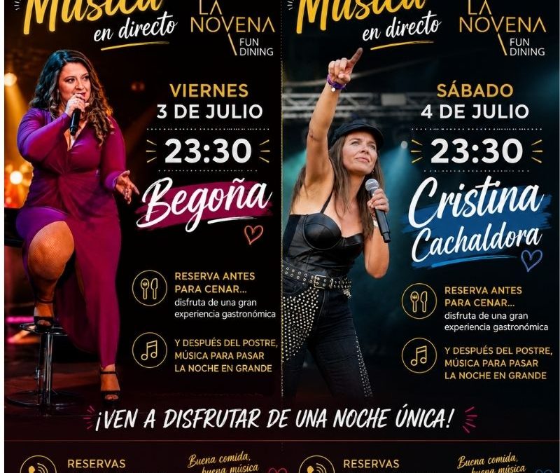 Dos noches, dos grandes voces y una experiencia única en La Novena