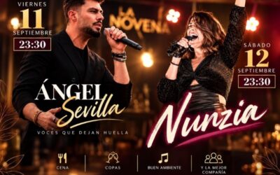 Música en directo en La Novena: Ángel Sevilla y Nunzia | 11 y 12 de septiembre